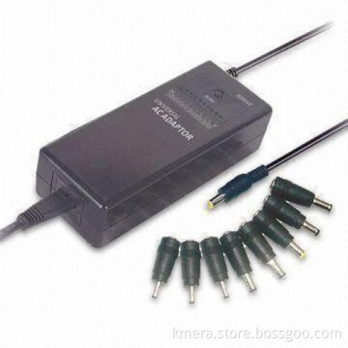 AC Adapter with 5.5 x 2.5mm Connectors and 120W Power, Measuring 165 x 65 x 40mm